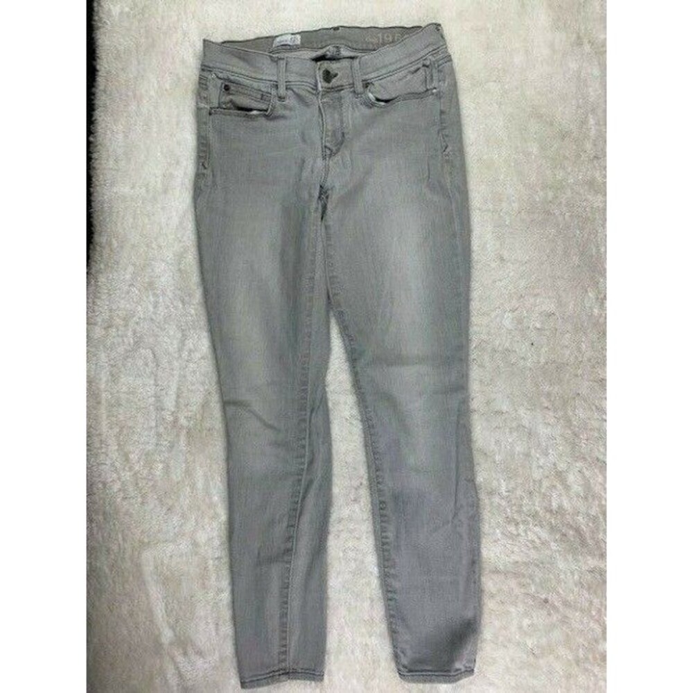 Gap 1969 Size 27 Jeans Leggings Gray Stretch Low Rise